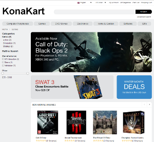 Click to view KonaKart 8.1.0.0 screenshot